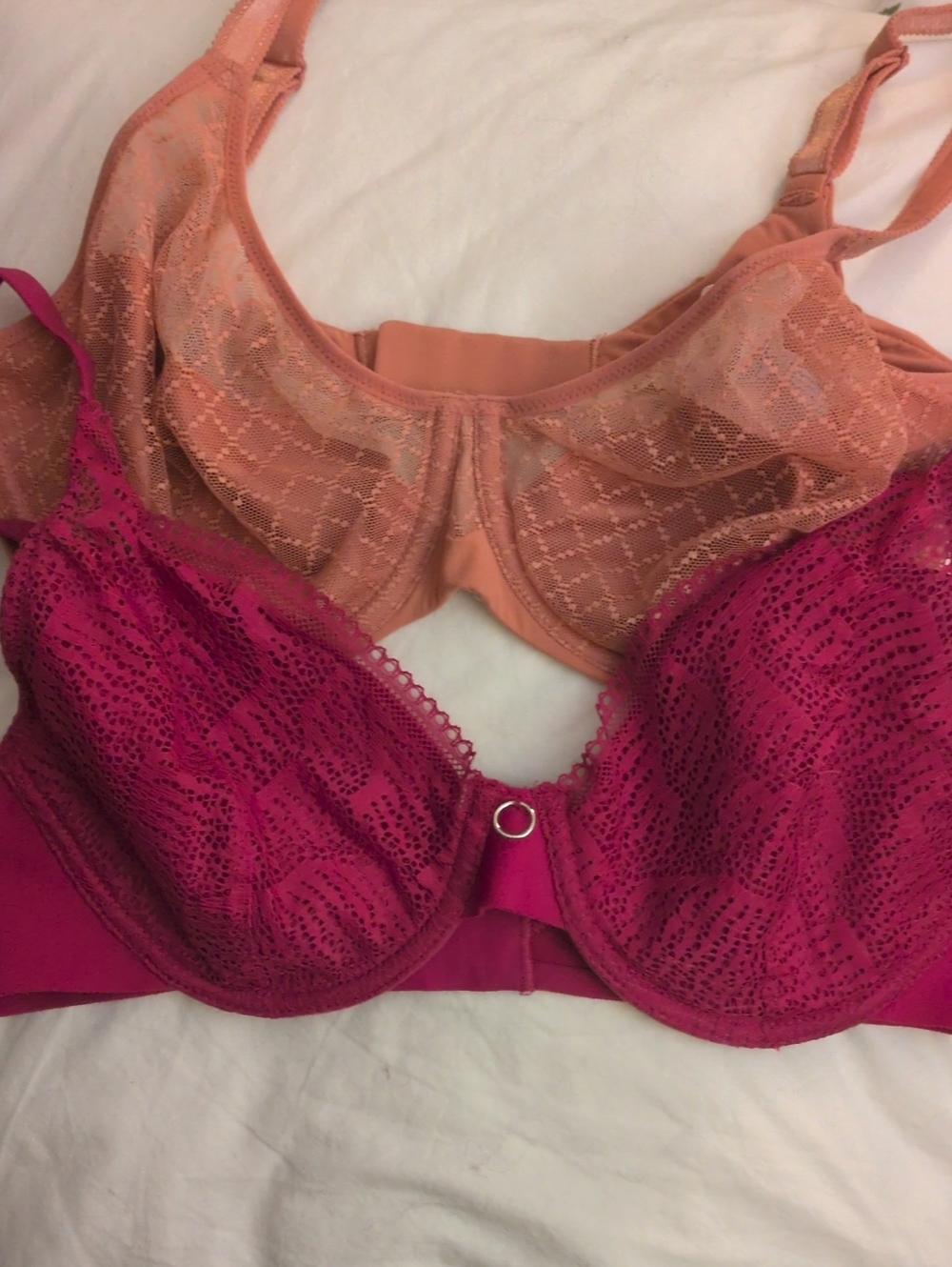 Two Chantelle Norah-style Bras